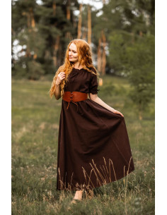 Mittelalterkleid Karen, braun