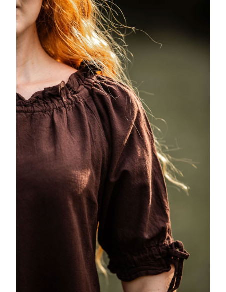 Mittelalterkleid Karen, braun