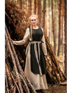 Sobrevesta medieval Magdalena, color verde