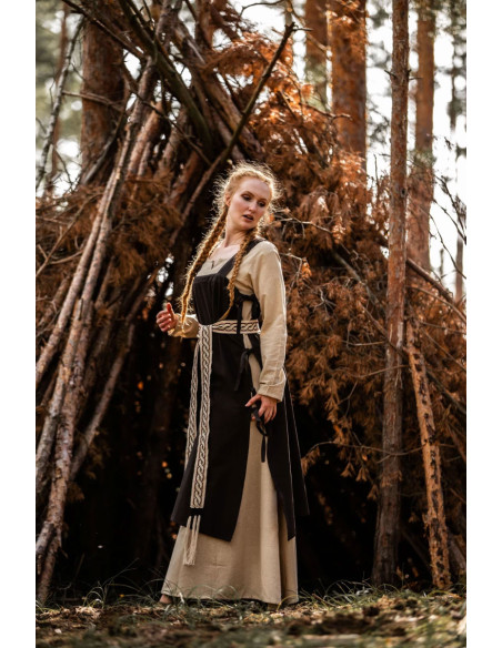 Túnica medieval para mujer Hildegard,...