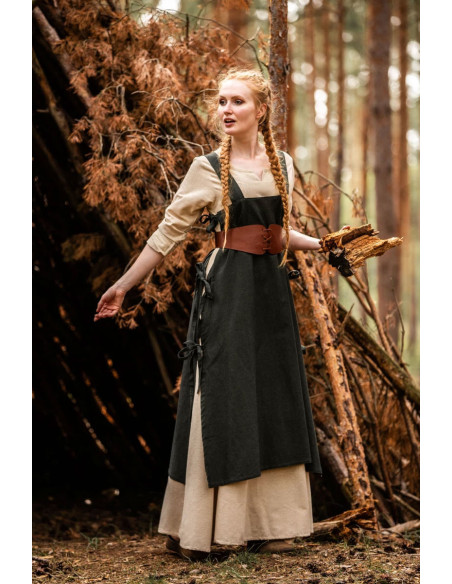 Túnica medieval para mujer Hildegard,...