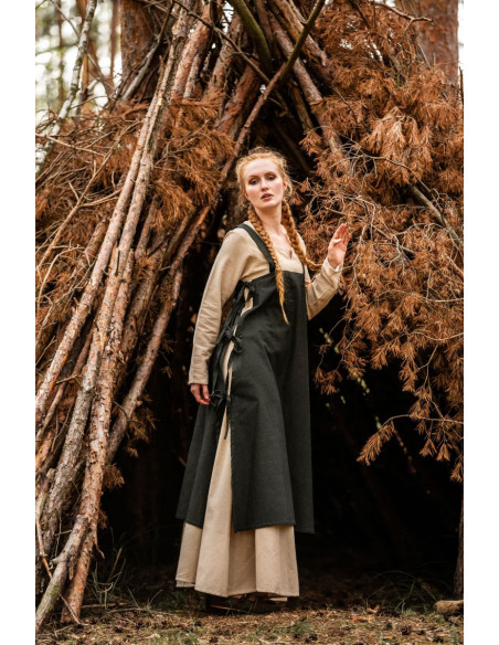 Túnica medieval para mujer Hildegard,...