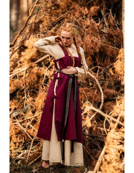 Túnica medieval para mujer Hildegard,...