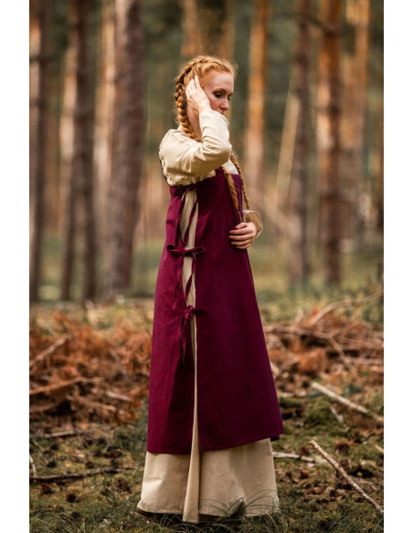 Túnica medieval para mujer Hildegard,...