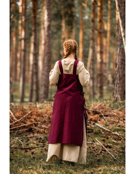 Túnica medieval para mujer Hildegard,...