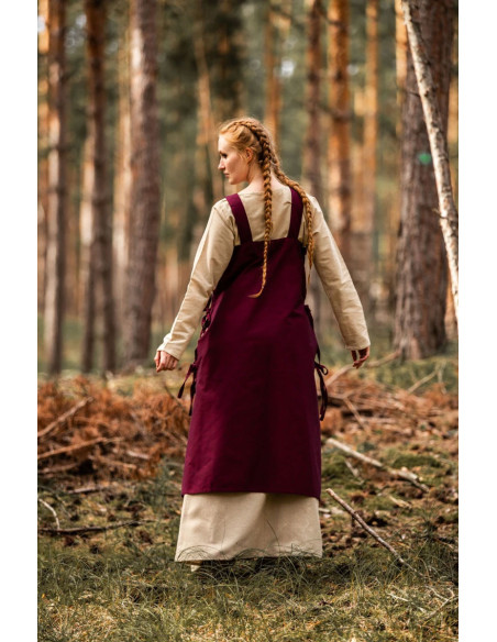 Túnica medieval para mujer Hildegard,...