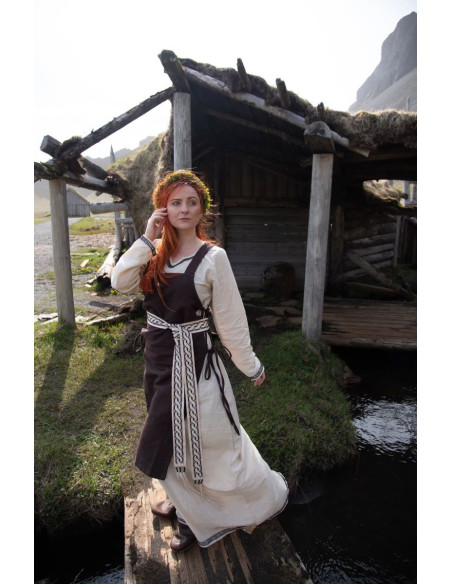 Brauner Aleiga-Wappenrock für Damen...