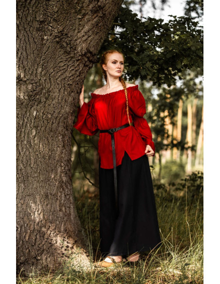 Blusa medieval clásica modelo Emma,...