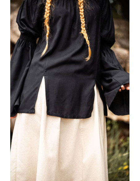 Blusa medieval clásica modelo Emma,...