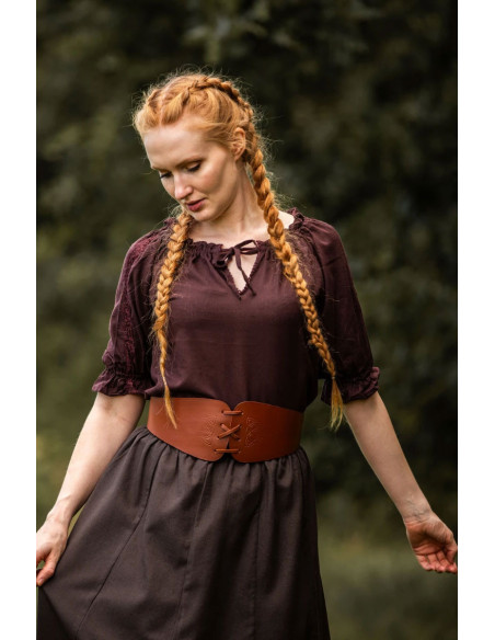 Blusa medieval lazos