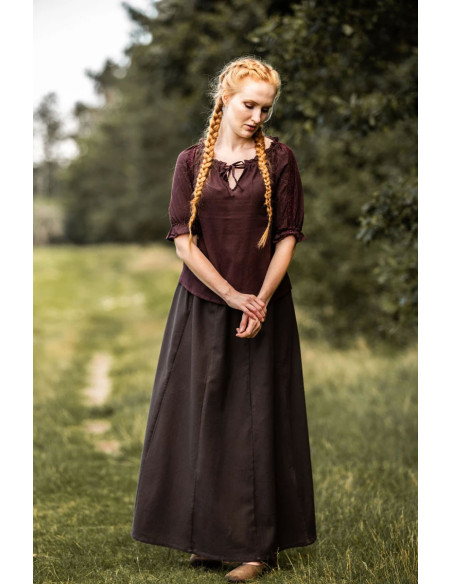 Middelalderlige bluse slips