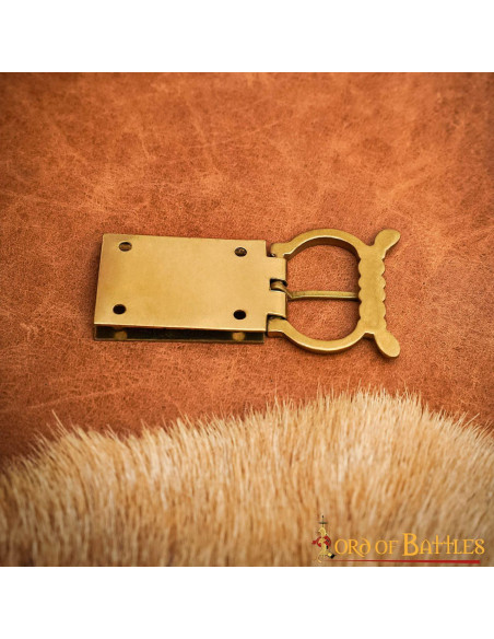 Middeleeuwse koperen gesp met...