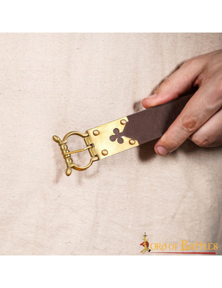 Middeleeuwse koperen gesp met...