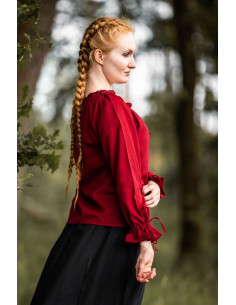 Blusa medieval manga larga