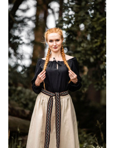Middeleeuwse blouse met lange mouwen