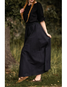 Middelalderskørt Diana model, sort 2
