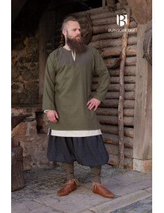Rus Simón Tunika, olivgrüne Farbe