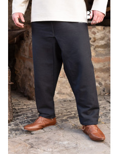 Russische Jaroslaw-Hose in Schwarz
