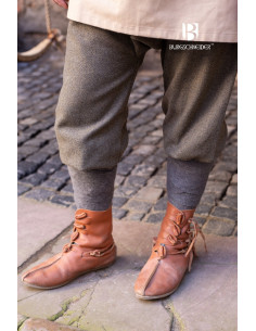 Pantalones vikingos modelo Rus Ivar, Gris-Oliva