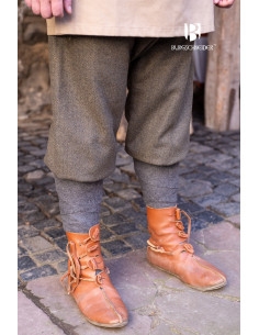 Pantalones vikingos modelo Rus Ivar, Gris-Oliva 2