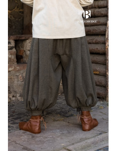 Pantalones Anchos modelo Rus Borys, Oliva-Gris 2