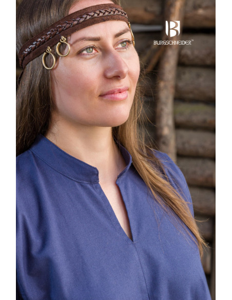 Lang middelalderlig kjole model Rus...