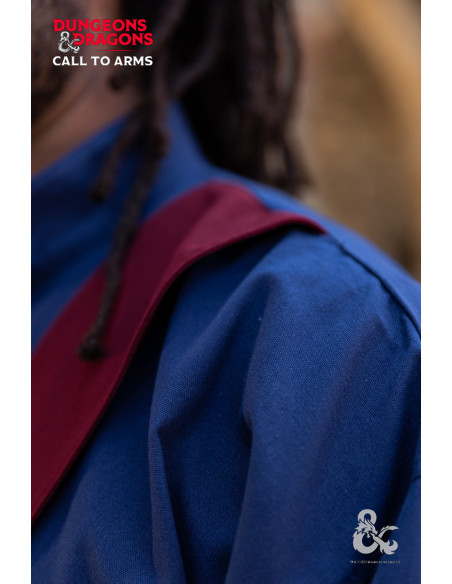 Túnica medieval de Mago, Azul...