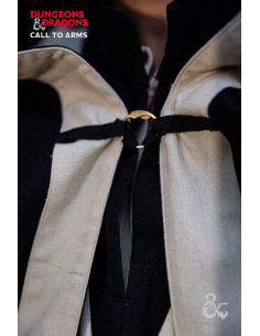 Medieval Sorcerer's Cape, Naturlig sort-hvid 2