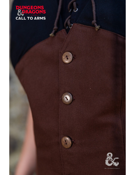 Chaleco medieval con capucha de...