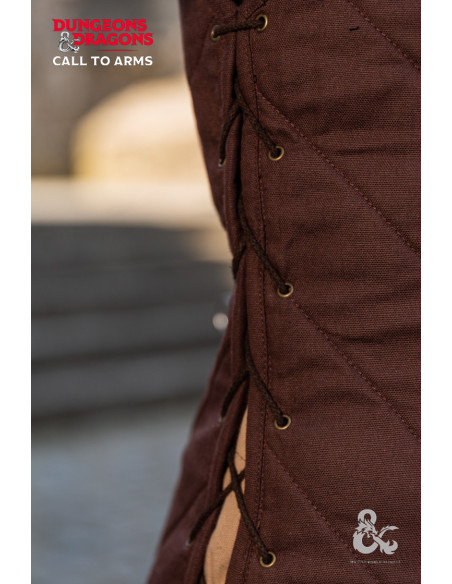 Middelalderkrigervest, brun