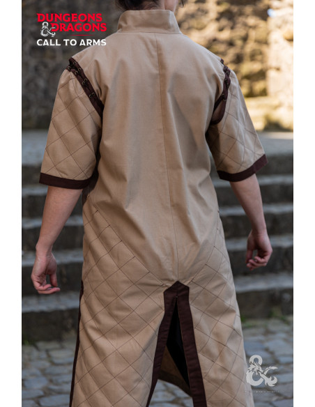 Túnica medieval del Guerrero, marrón