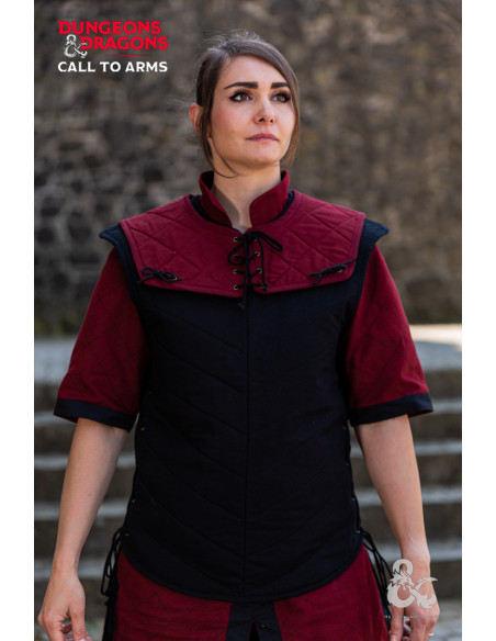 Gorjal medieval del Guerrero, burdeos