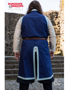 Túnica medieval de Clérigo, azul 2