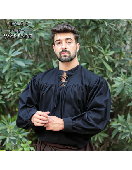 Gibbs piratskjorte, sort