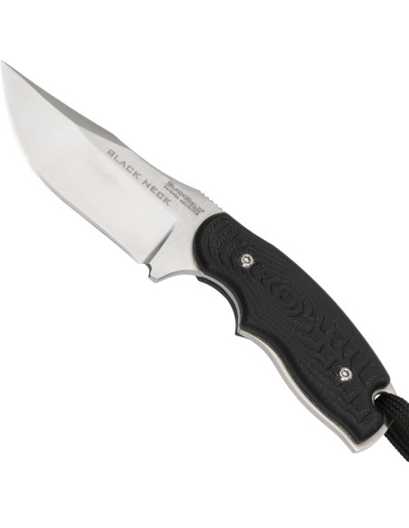 Schwarzes taktisches Halsmesser mit...