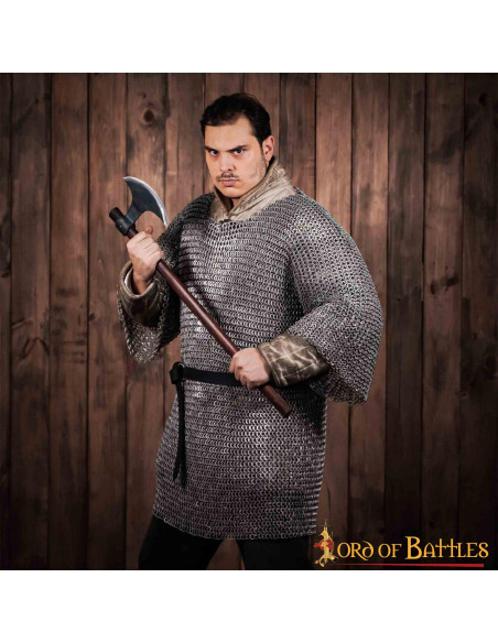 Cota de malla aluminio de media manga...