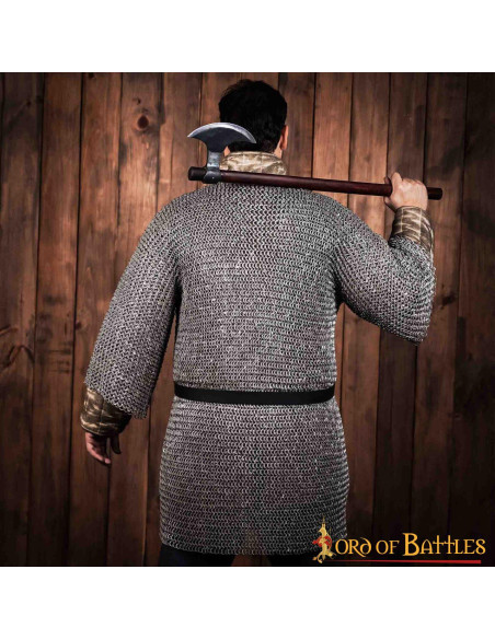 Cota de malla aluminio de media manga...