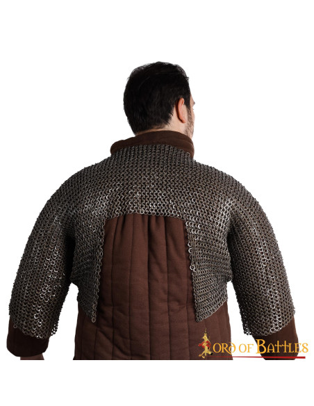 Cota de malla corta, anillo plano...