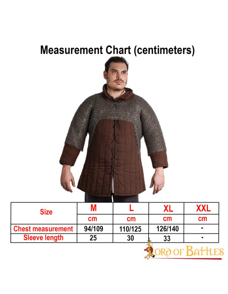 Korte maliënkolder, geklonken en...