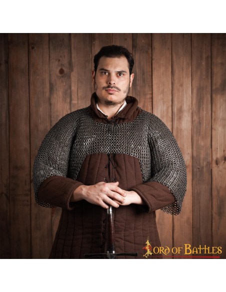 Cota de malla corta, anillo plano...