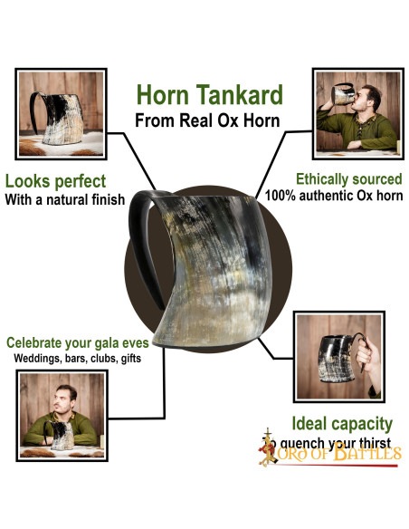 Taza vikinga para cerveza ( 600, 800,...