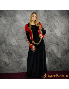 Vestido medieval largo modelo Constance 2