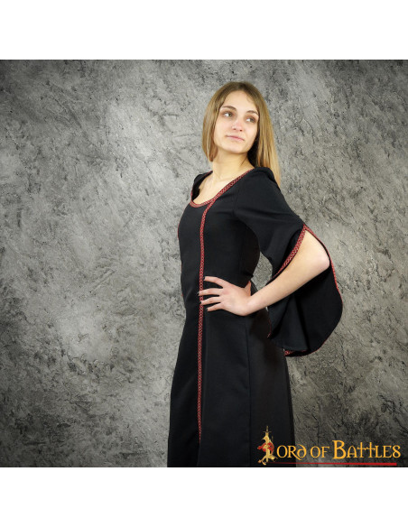 Lange middeleeuwse jurk model Crsti