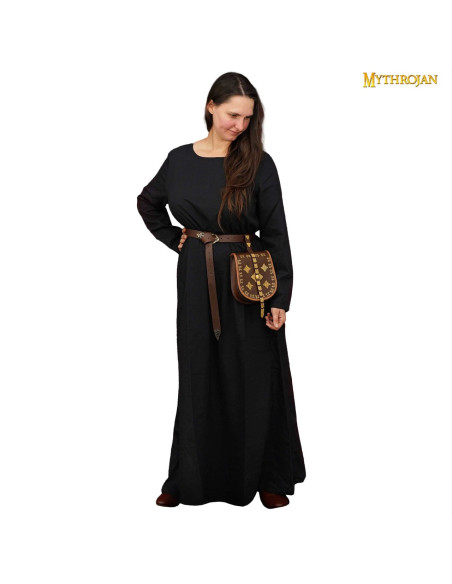 Vestido medieval largo Siglos X-XV,...