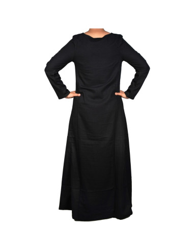 Vestido medieval mujer Morgana - Negro ⚔️ Tienda-Medieval