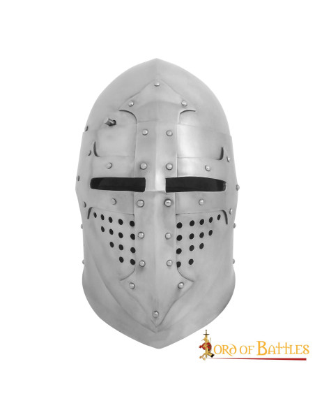 14e-eeuwse ridderbassin met vizier...