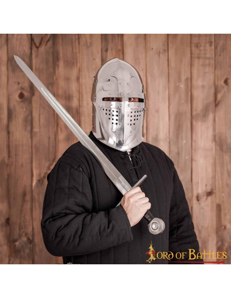 14e-eeuwse ridderbassin met vizier...