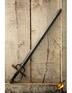Espada LARP Rapiera Rillet, Vanguard Epic Armoury (Negra)