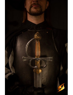 Espada LARP Rapiera Rillet, Vanguard Epic Armoury (Dorada) 2