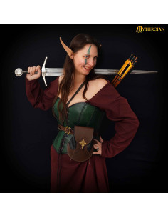 Elven leren tas Elven model (21,5 x 15,2 cm.) 2
